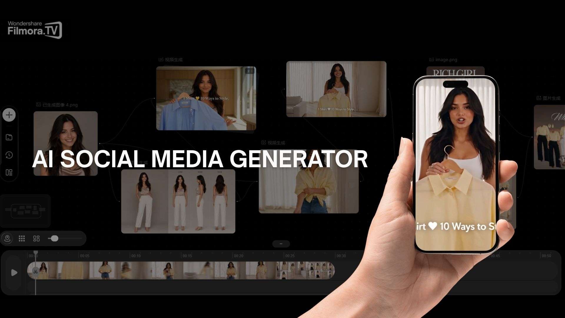 Best AI Video Generator for Social Media Content 2026: Filmora.TV
