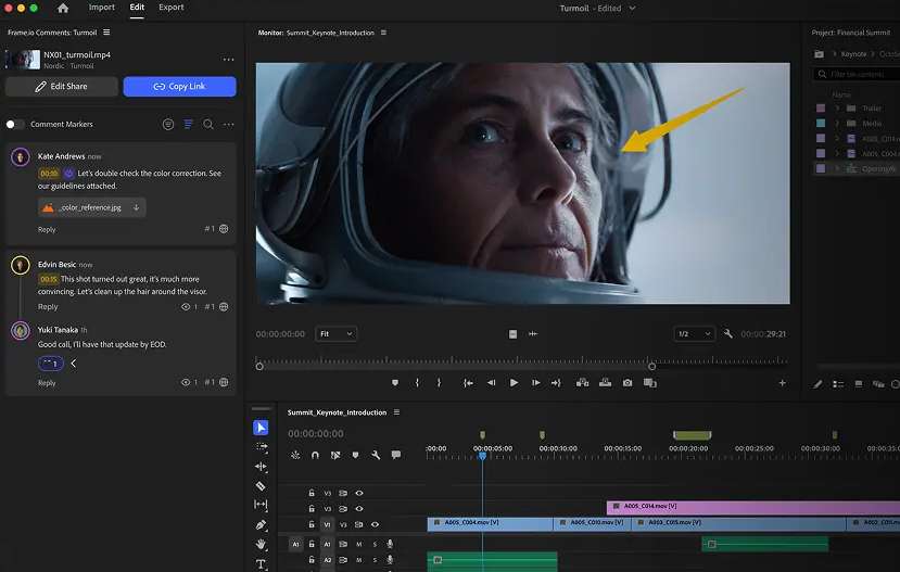 adobe premiere collab video editing