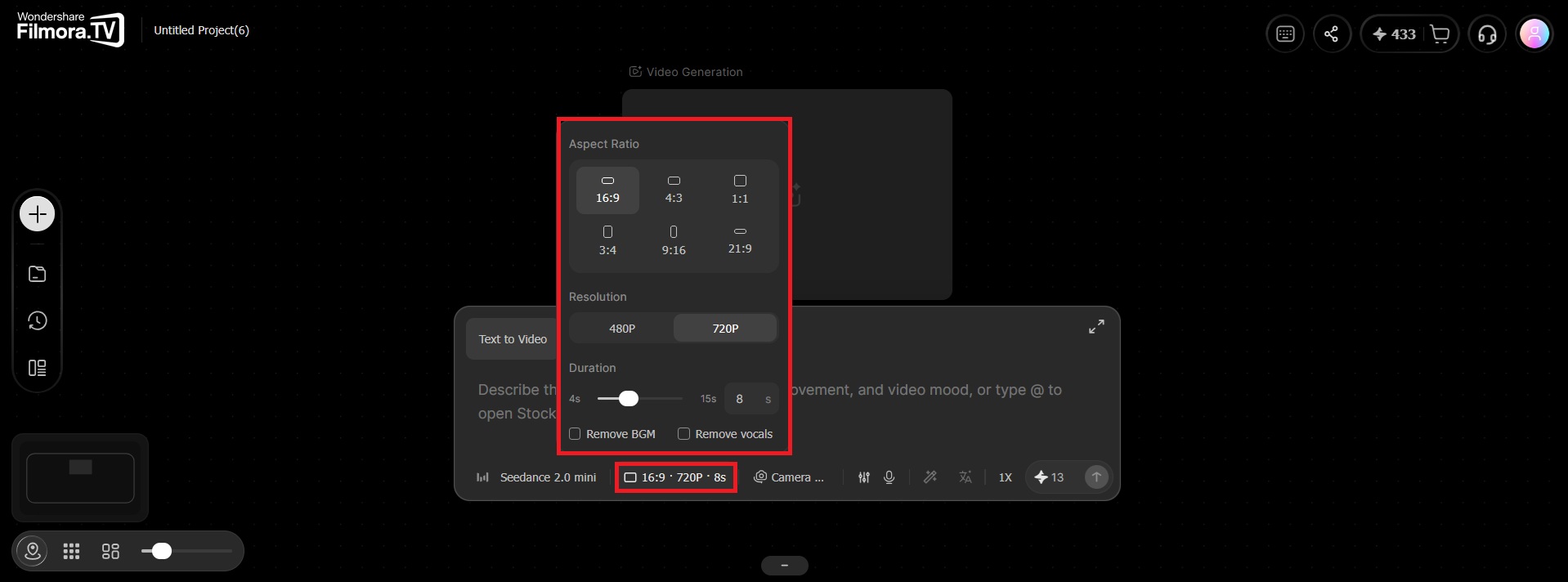 adjust video settings