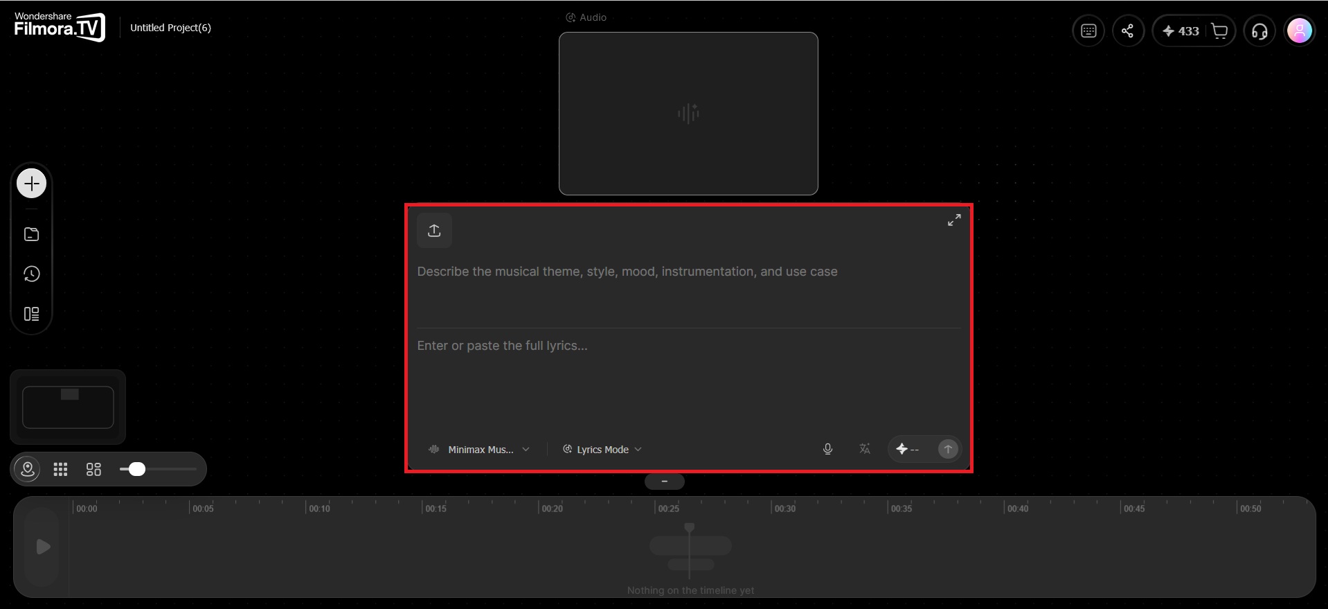 enter prompt based on tools