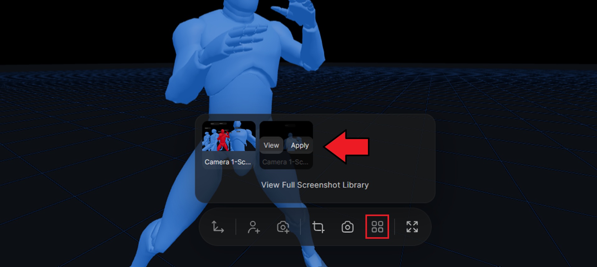 apply capture to canvas