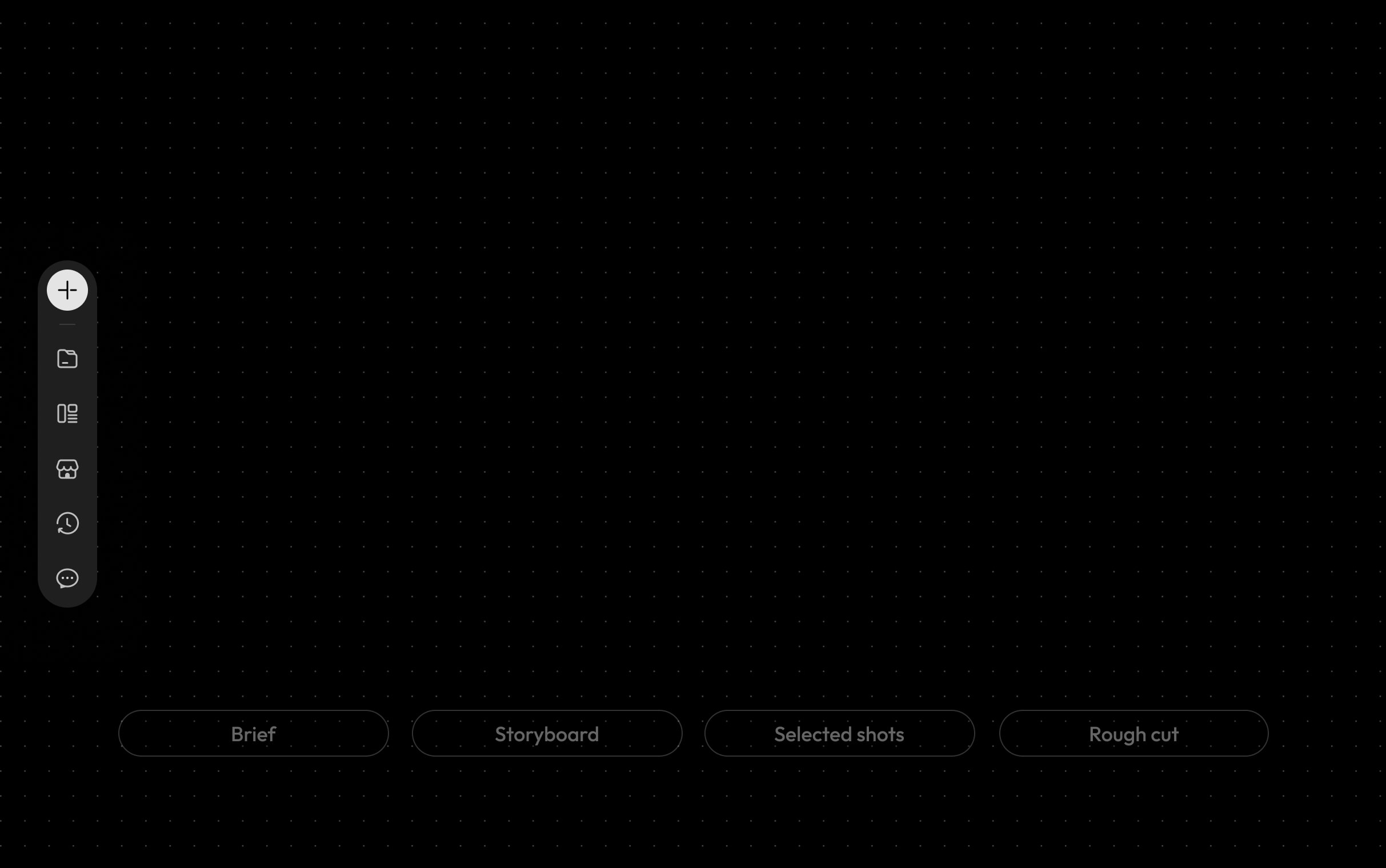 The video project in Filmora.TV: Brief, Storyboard, Selected shots, Rough cut